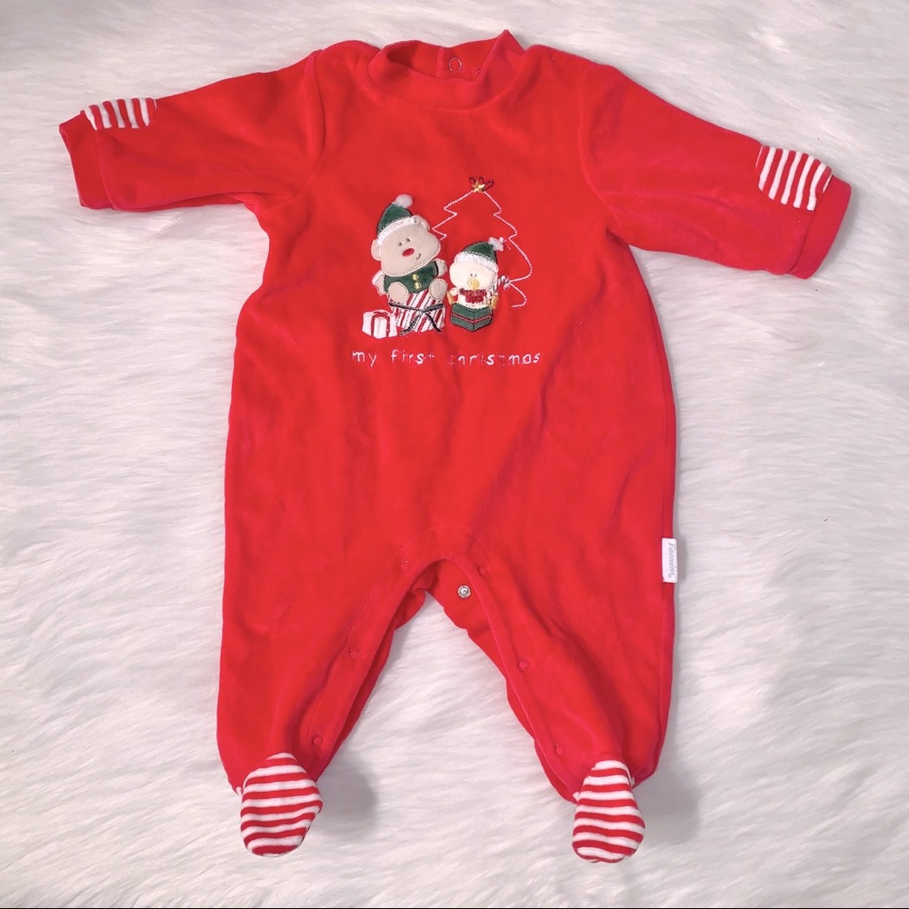 Red my first Christmas onesie size 6 months